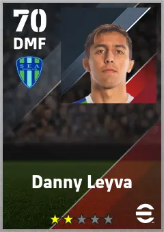 Danny Leyva eFootball 2026 player card — 70 OVR DMF