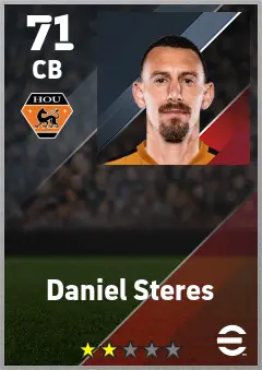 Daniel Steres eFootball 2026 player card — 71 OVR CB