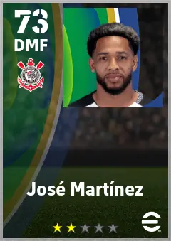 Jose Martinez eFootball 2026 player card — 73 OVR DMF