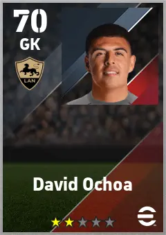 David Ochoa eFootball 2026 player card — 70 OVR GK