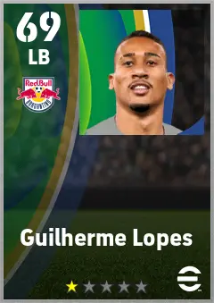 Guilherme Lopes eFootball 2026 player card — 69 OVR LB