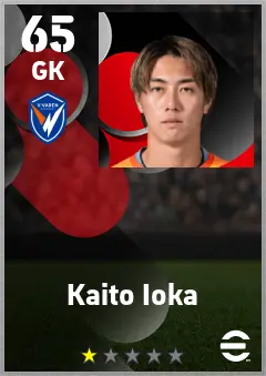 Kaito Ioka eFootball 2026 player card — 65 OVR GK