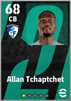 Allan Tchaptchet eFootball 2026 player card — 68 OVR CB