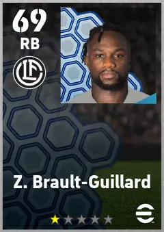 Z. Brault-Guillard eFootball 2026 player card — 69 OVR RB
