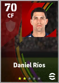 Daniel Rios eFootball 2026 player card — 70 OVR CF