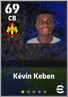 Kevin Keben eFootball 2026 player card — 69 OVR CB