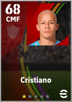 Cristiano eFootball 2026 player card — 68 OVR CMF