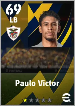 Paulo Victor eFootball 2026 player card — 69 OVR LB