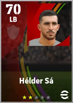 Helder Sa eFootball 2026 player card — 70 OVR LB