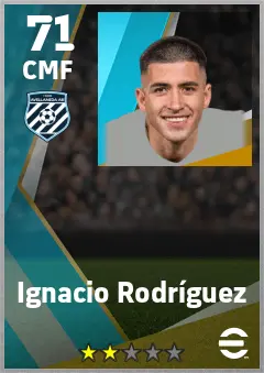 Ignacio Rodriguez eFootball 2026 player card — 71 OVR CMF