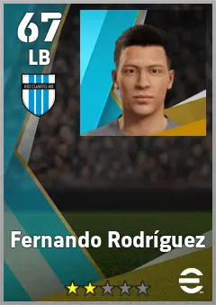 Fernando Rodriguez eFootball 2026 player card, 67 OVR LB