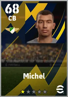 Michel eFootball 2026 player card — 68 OVR CB