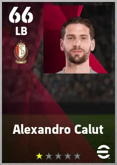 Alexandro Calut eFootball 2026 player card — 66 OVR LB