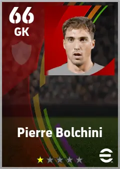 Pierre Bolchini eFootball 2026 player card — 66 OVR GK