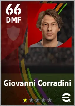 Giovanni Corradini eFootball 2026 player card — 66 OVR DMF