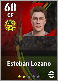 Esteban Lozano eFootball 2026 player card, 68 OVR CF