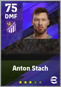 Anton Stach eFootball 2026 player card — 75 OVR DMF