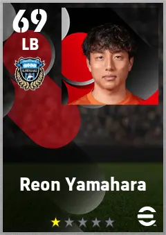 Reon Yamahara eFootball 2026 player card — 69 OVR LB