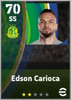 Edson Carioca eFootball 2026 player card — 70 OVR SS
