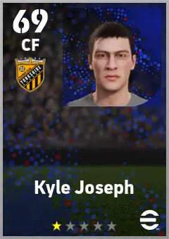 Kyle Joseph eFootball 2026 player card — 69 OVR CF