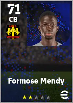 Formose Mendy eFootball 2026 player card — 71 OVR CB