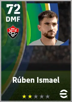 Ruben Ismael eFootball 2026 player card — 72 OVR DMF