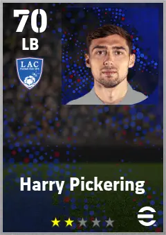 Harry Pickering eFootball 2026 player card — 70 OVR LB