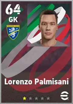 Lorenzo Palmisani eFootball 2026 player card — 64 OVR GK