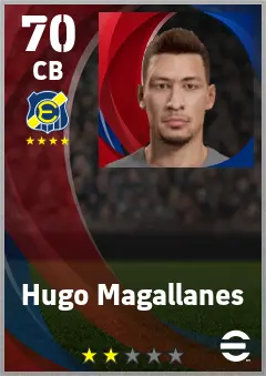 Hugo Magallanes eFootball 2026 player card — 70 OVR CB
