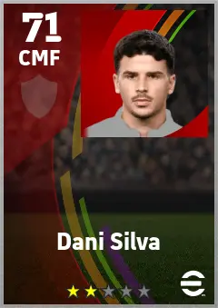 Dani Silva eFootball 2026 player card — 71 OVR CMF