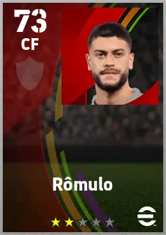 Romulo eFootball 2026 player card — 73 OVR CF