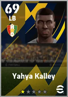 Yahya Kalley eFootball 2026 player card — 69 OVR LB