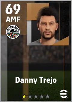 Danny Trejo eFootball 2026 player card — 69 OVR AMF