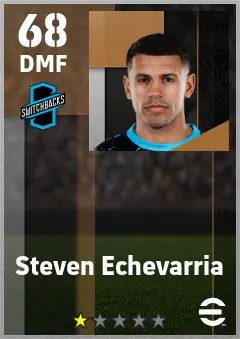 Steven Echevarria eFootball 2026 player card — 68 OVR DMF