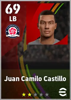 Juan Camilo Castillo eFootball 2026 player card, 69 OVR LB