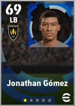 Jonathan Gomez eFootball 2026 player card — 69 OVR LB