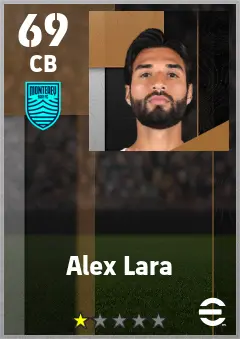 Alex Lara eFootball 2026 player card — 69 OVR CB