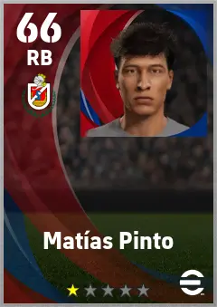 Matias Pinto eFootball 2026 player card — 66 OVR RB