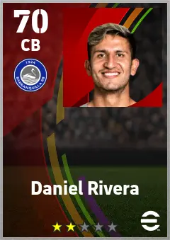 Daniel Rivera eFootball 2026 player card — 70 OVR CB