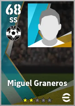 Miguel Graneros eFootball 2026 player card, 68 OVR SS
