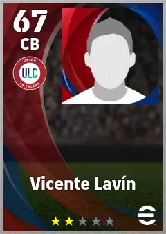 Vicente Lavin eFootball 2026 player card, 67 OVR CB