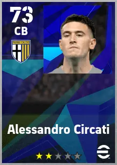 Alessandro Circati eFootball 2026 player card — 73 OVR CB
