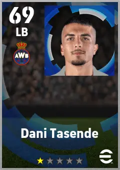 Dani Tasende eFootball 2026 player card — 69 OVR LB