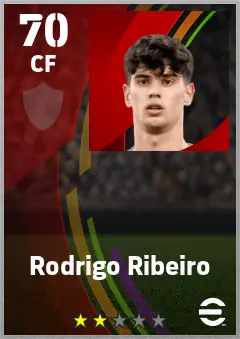 Rodrigo Ribeiro eFootball 2026 player card — 70 OVR CF