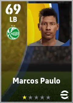 Marcos Paulo eFootball 2026 player card — 69 OVR LB
