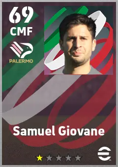Samuel Giovane eFootball 2026 player card — 69 OVR CMF