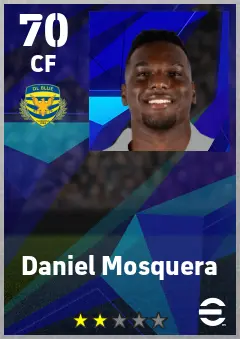 Daniel Mosquera eFootball 2026 player card — 70 OVR CF