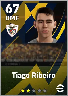 Tiago Ribeiro eFootball 2026 player card, 67 OVR DMF