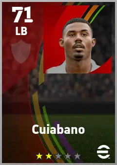 Cuiabano eFootball 2026 player card — 71 OVR LB