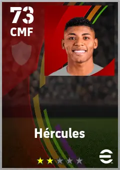 Hercules eFootball 2026 player card — 73 OVR CMF